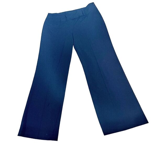 Black Wide Leg Trousers with side zip - Sharagano Studio - Picture 2 of 11